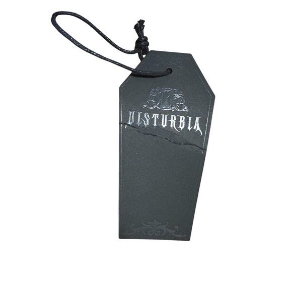 Disturbia Velvet Floral High Neck Top - Picture 3 of 6